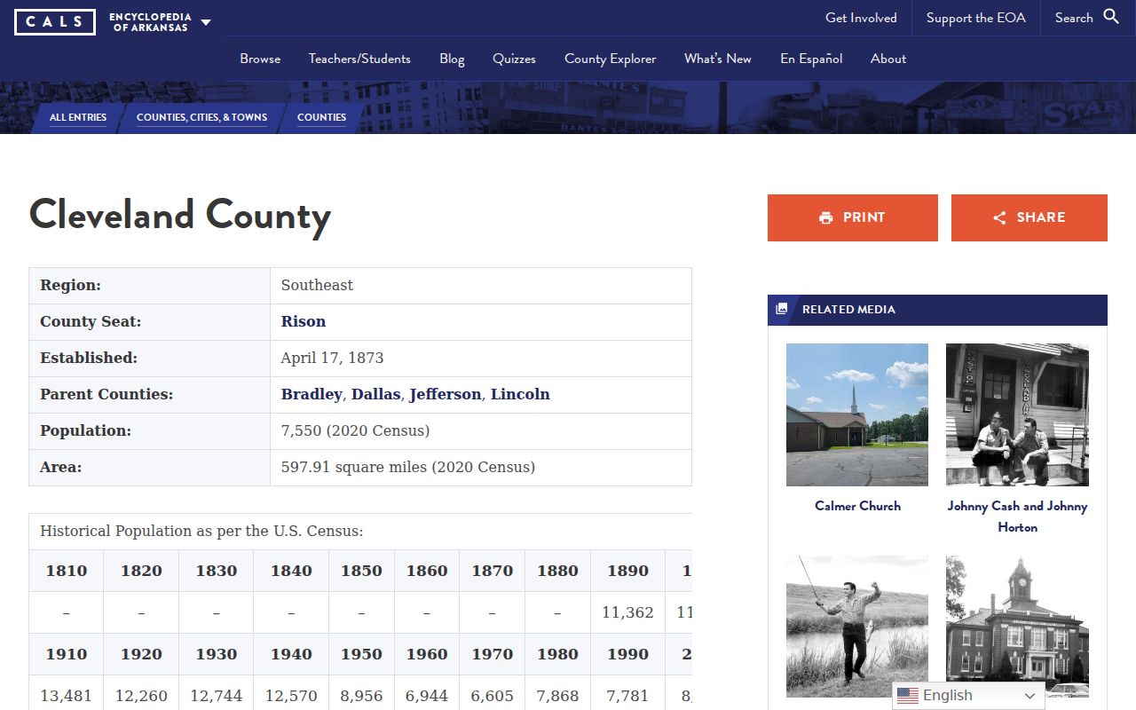 Kingsland criminal history Cleveland County routing context