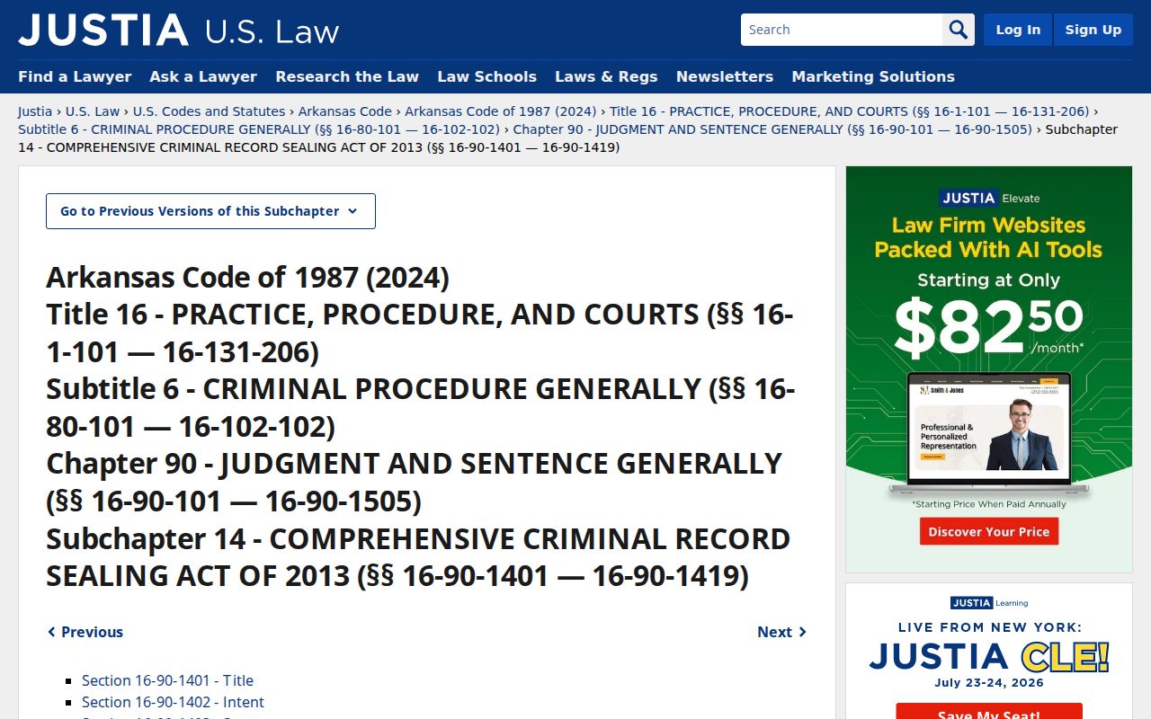Cleveland County criminal case records Comprehensive Criminal Record Sealing Act