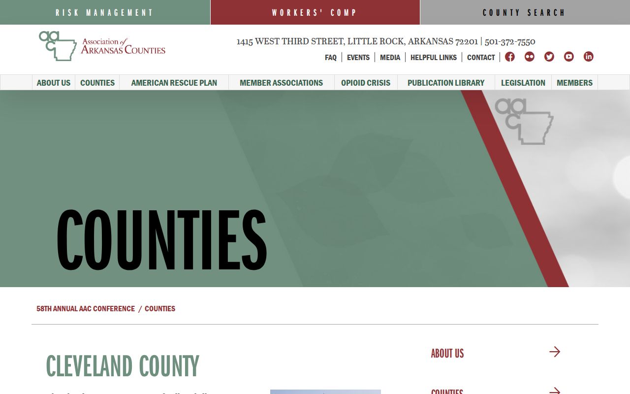 Cleveland County criminal history county profile in Arkansas
